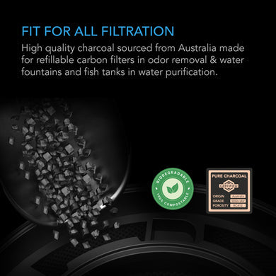 AC Infinity Activated Carbon Refill, 1200+ IAV Australian Charcoal