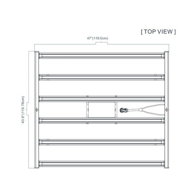 Powerplant Bar LED Grow Light | 720W ECO | 2.8 UMOL/J | FULL SPECTRUM | IP66