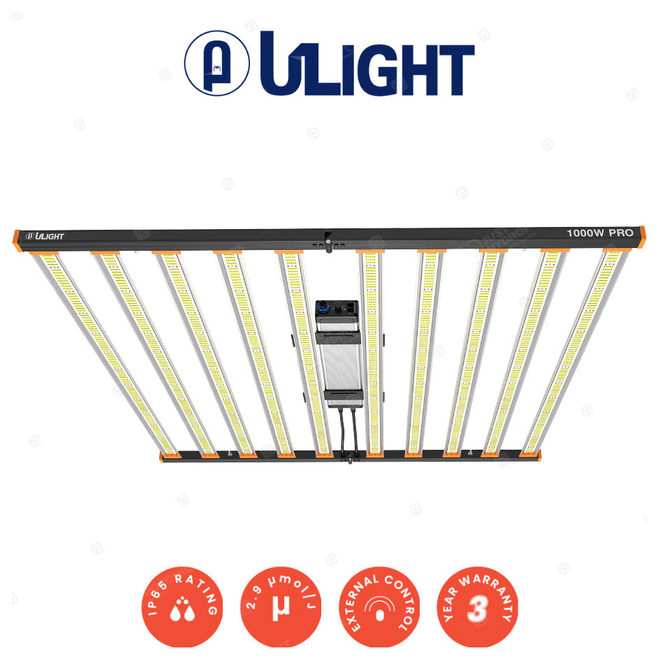 Ulight 1000W Full Spectrum LED 10 Bar Grow Light