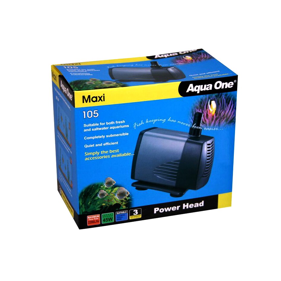 Aqua One Maxi Powerhead 106 - 3000L/Hr - Green Genius