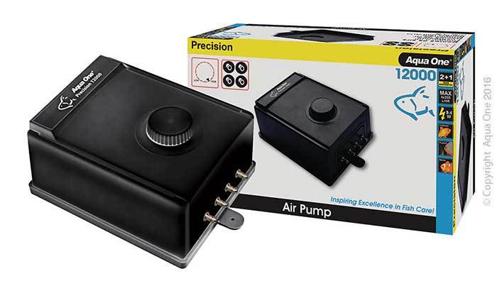 Aqua One Precision Air Pump SR12000 - 1900 L - Green Genius
