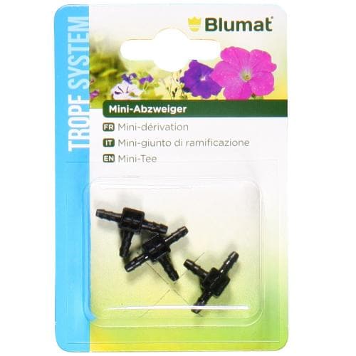 Blumat Drip System Mini T Junction 3mm - Green Genius