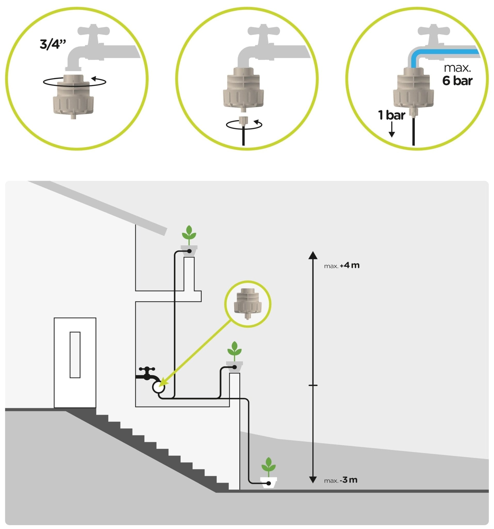 Blumat Pressure Reducer - Green Genius