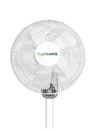 Hydro Axis Oscillating Wall Fan 50W 16" - Green Genius